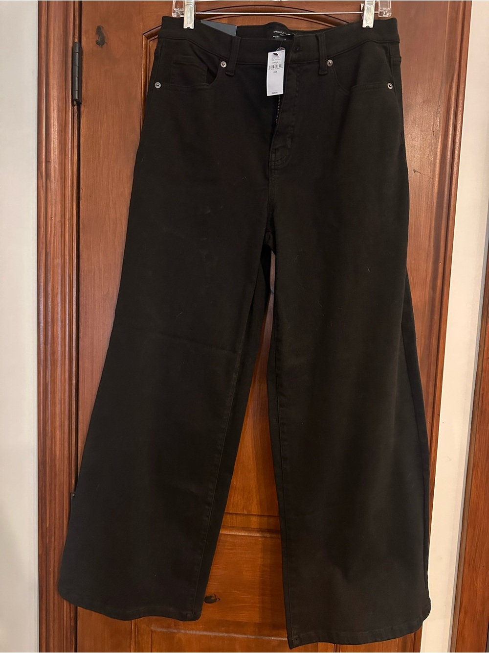 NWT Banana Republic Women’s Black Wide-Leg Jeans